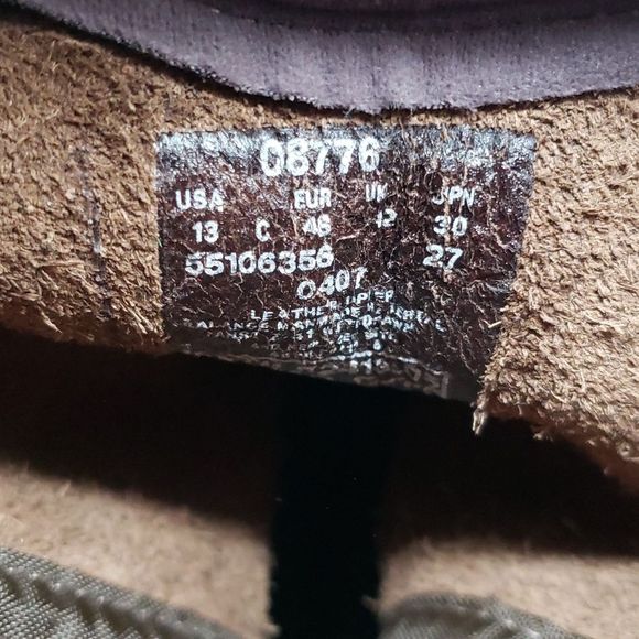 Men’s HyTest Brown Leather Boots (steel toe) main image 5